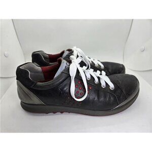 ECCO Biom Hybrid 2 Hydromax Golf Shoes Men's 7 Black Brick Spikeless Sneakers